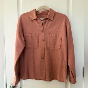 Madewell Pink Button-Up Shirt